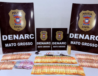Pol�cia Civil prende m�e e filho por tr�fico de drogas em V�rzea Grande