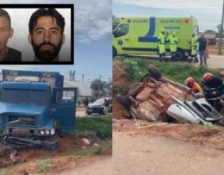 Dois jovens de 36 e 27 anos morrem ap�s colis�o frontal entre picape e caminh�o na BR-163 em Sinop